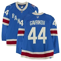 Vladislav Gavrikov New York Rangers Game-Used #44 Blue Alternate Jersey vs. Buffalo Sabres on April 8, 2026