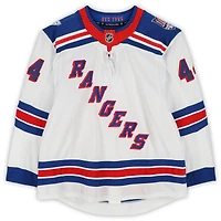 Vladislav Gavrikov New York Rangers Game-Used #44 White Jersey vs. Buffalo Sabres on October 9, 2024