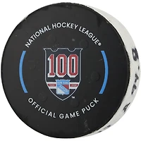 Will Borgen New York Rangers Game-Used Goal Puck from March 2, 2026 vs. Columbus Blue Jackets