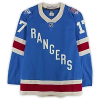 Will Borgen New York Rangers Game-Used #17 Blue Centennial Jersey vs. Carolina Hurricanes on February 5, 2026