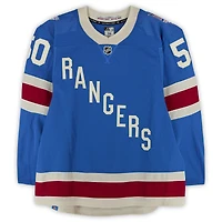 Will Cuylle New York Rangers Game-Used #50 Blue Alternate Jersey vs. Buffalo Sabres on April 8, 2026