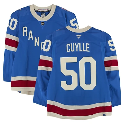 Will Cuylle New York Rangers Game-Used #50 Blue Alternate Jersey vs. Buffalo Sabres on April 8, 2026