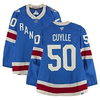 Will Cuylle New York Rangers Game-Used #50 Blue Centennial Jersey vs. Boston Bruins on January 26, 2026