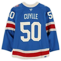 Will Cuylle New York Rangers Game-Used #50 Blue Centennial Jersey vs. Toronto Maple Leafs on March 5, 2026