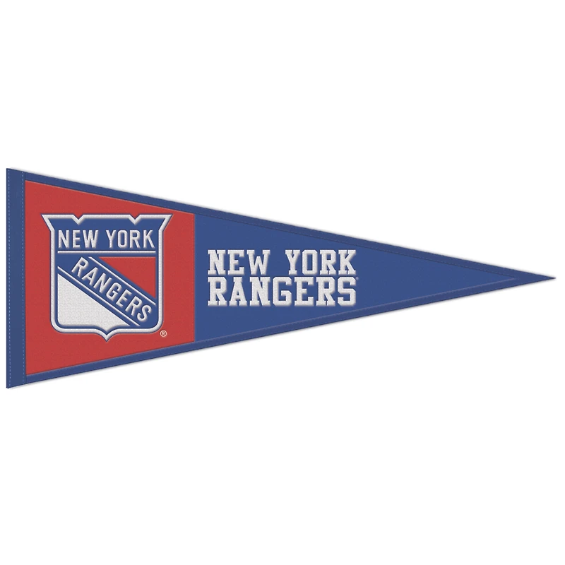 WinCraft New York Rangers Fanion avec logo principal en laine 13" x 32"