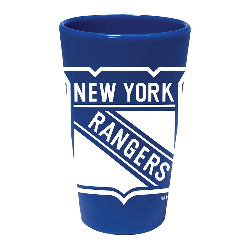 WinCraft Rangers de New York 16oz. Verre à pinte en silicone couleur équipe