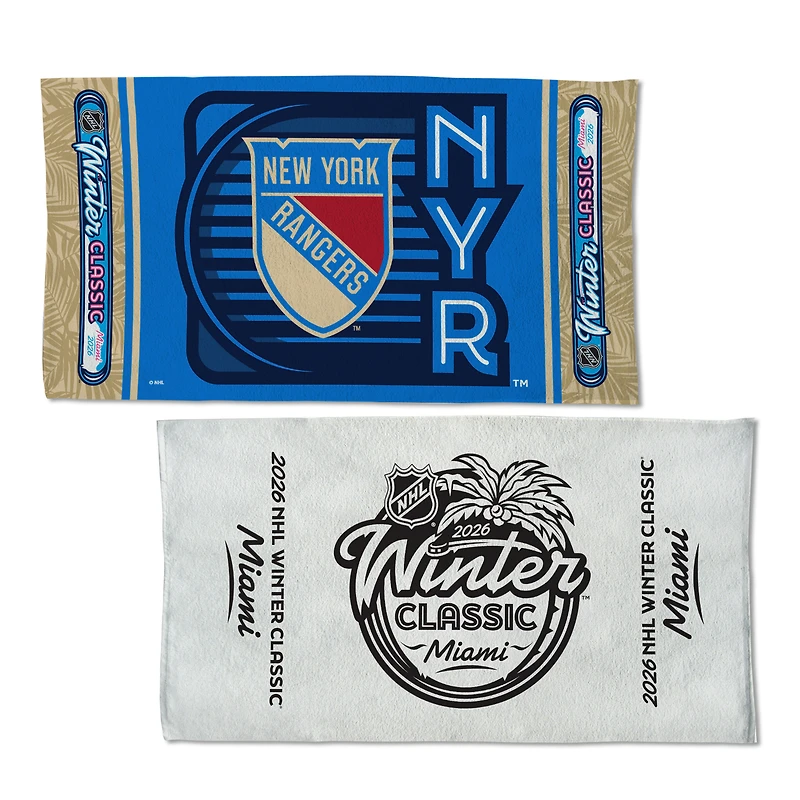 Serviette double face WinCraft New York Rangers 2026 Winter Classic