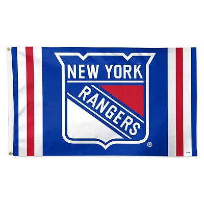 WinCraft New York Rangers 3' x 5' Logo Stripe Deluxe Single-Sided Flag