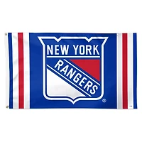 WinCraft New York Rangers 3' x 5' Logo Stripe Deluxe Single-Sided Flag
