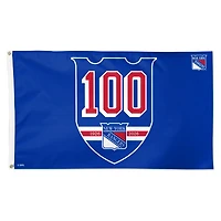 WinCraft New York Rangers Centennial 3' x 5' Single-Sided Deluxe Flag