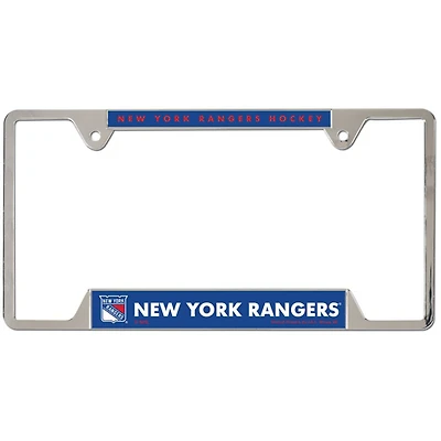 WinCraft New York Rangers Team Logo Cadre de plaque d'immatriculation en métal