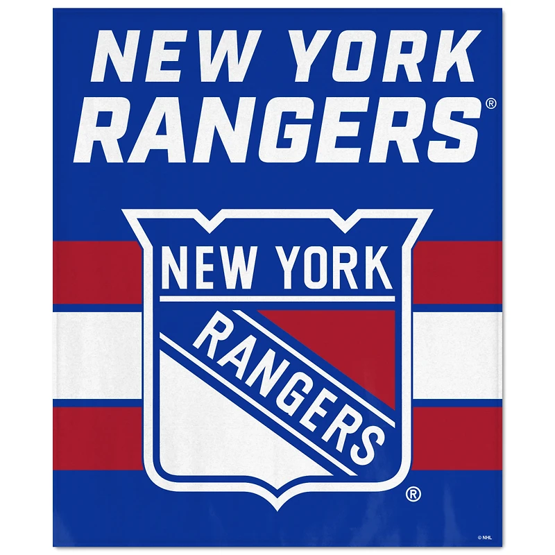 Couverture ultra moelleuse WinCraft New York Rangers 50" x 60"