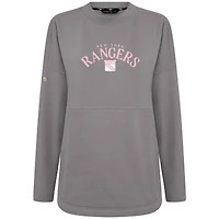 Sweat-shirt à col roulé Beaudry pour la fête des mères Rangers de New York femme, gris