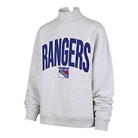 Women's '47  Heather Gray New York Rangers Subtle Muse Sweatshirt