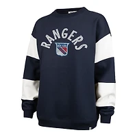 Sweat-shirt à capuche Eephus Barred bleu marine '47 pour femme des New York Rangers