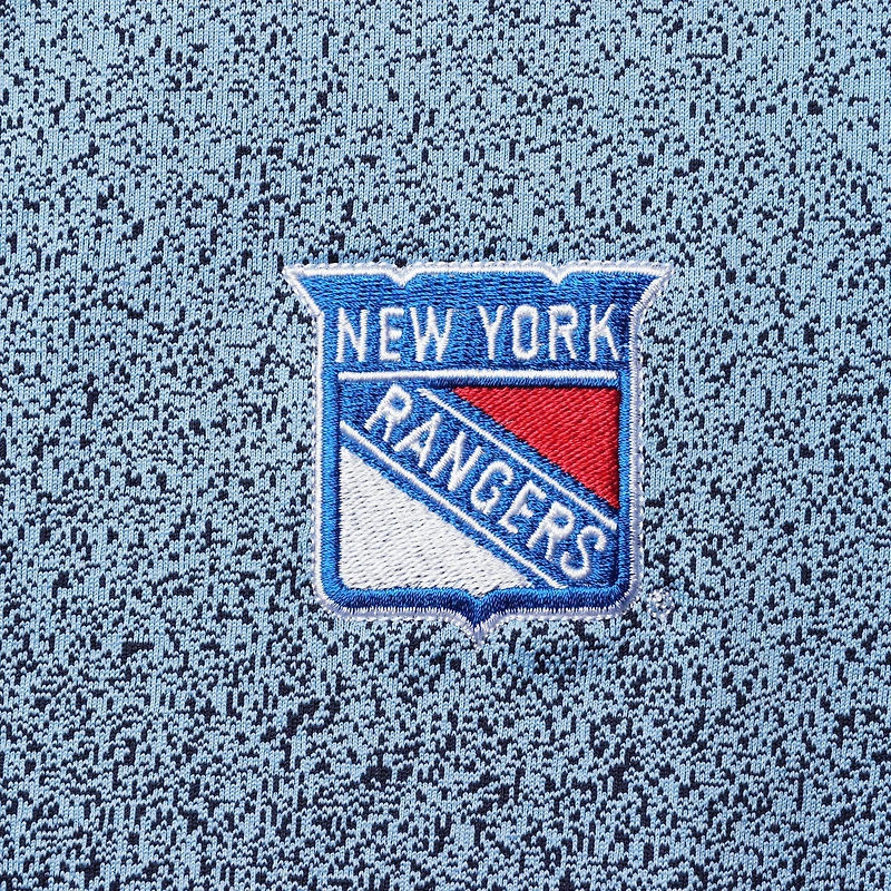 Veste zippée intégrale Antigua Guide Desert Dry pour femme, bleu marine/bleu marine, New York Rangers