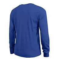 Women's Champion  Royal New York Rangers 2-Hit Long Sleeve T-Shirt