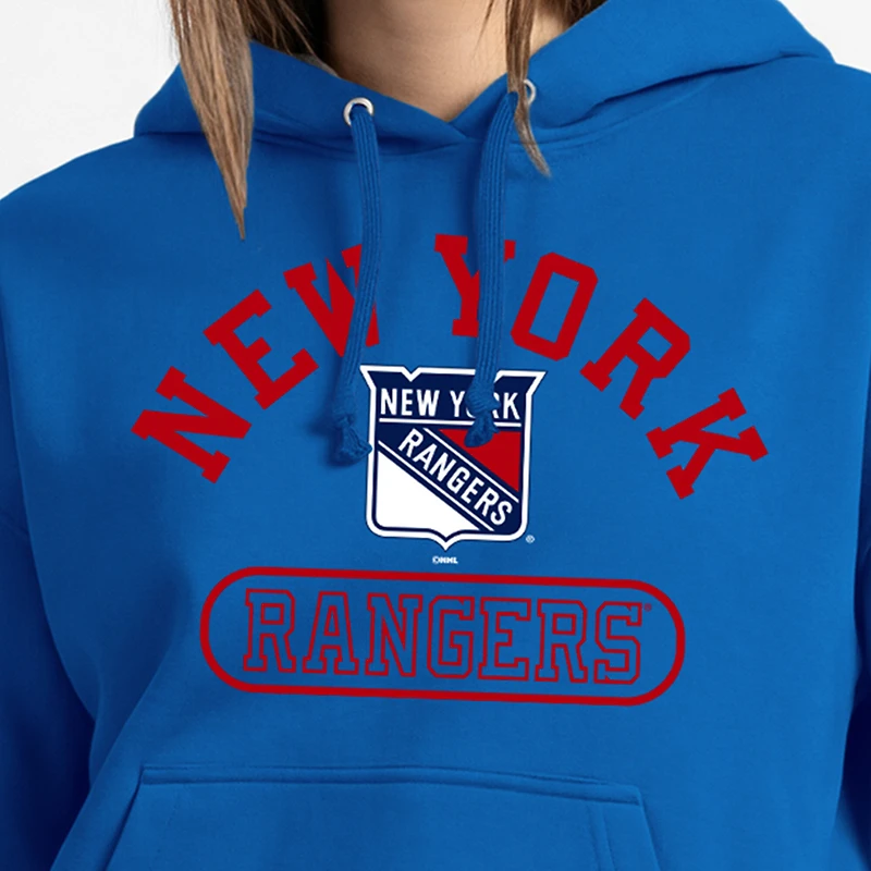 Sweat à capuche Champion Royal New York Rangers pour femme