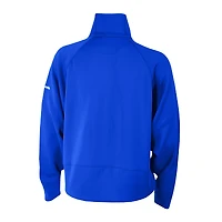 Pull Columbia bleu à demi-zip pour femme des Rangers de New York Wickhams Hills Raglan Omni-Wick