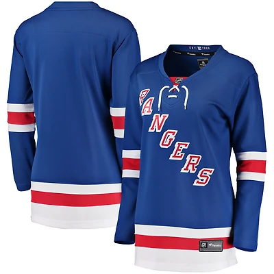 Maillot Fanatics bleu New York Rangers Breakaway Domicile pour femme