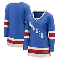 Maillot bleu fanatiques pour femmes des Rangers de New York Centennial Breakaway