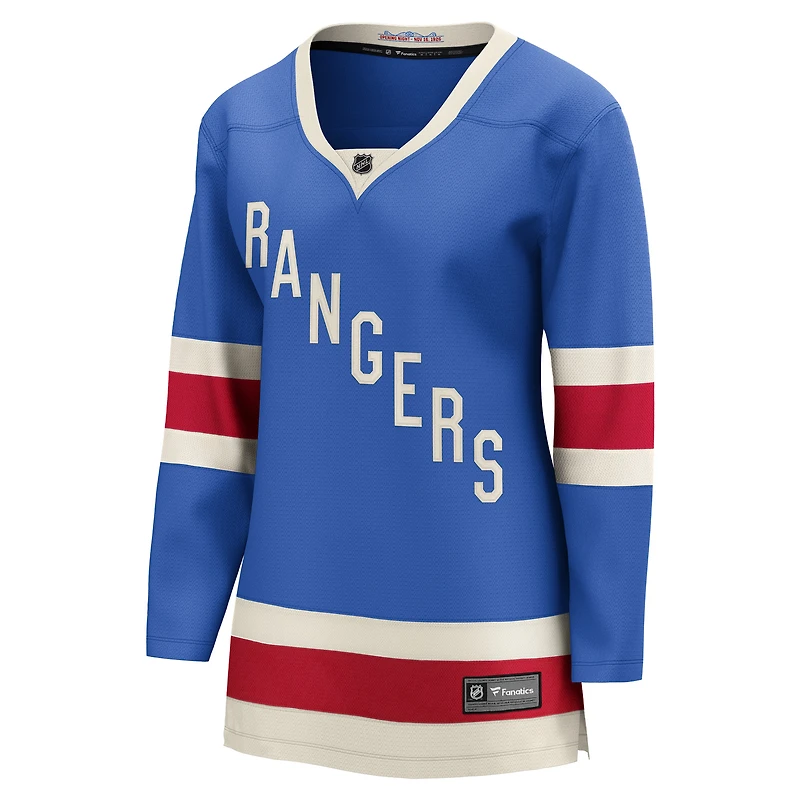 Women's Fanatics  Blue New York Rangers Centennial Breakaway Jersey