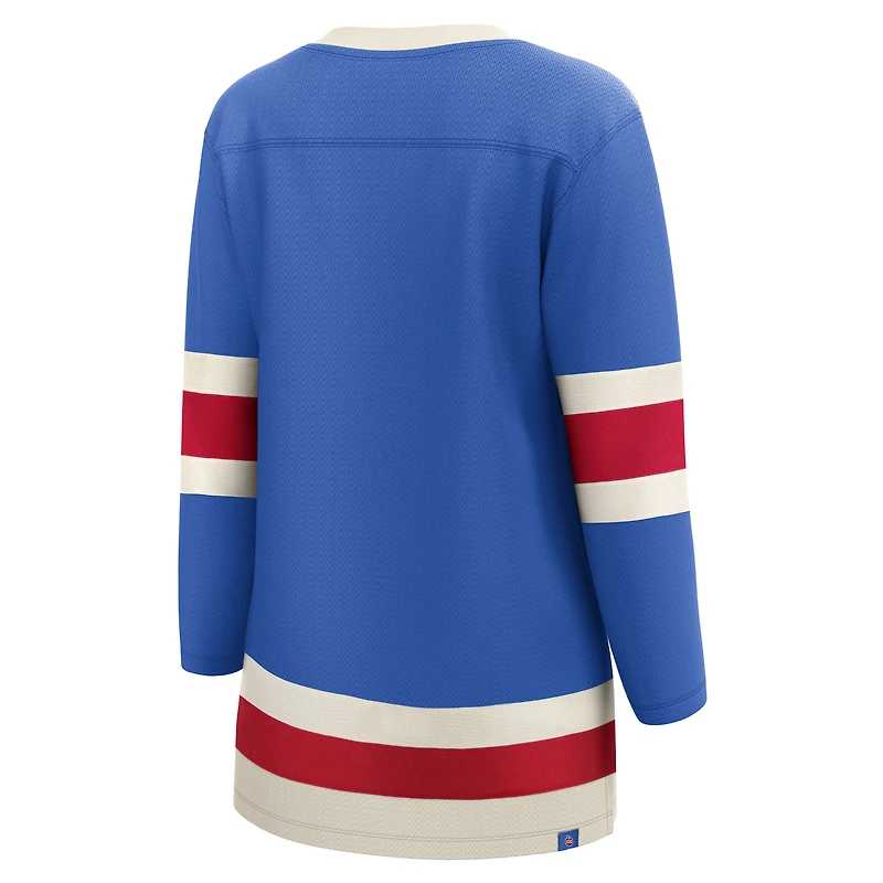 Women's Fanatics Blue New York Rangers Centennial Breakaway Jersey