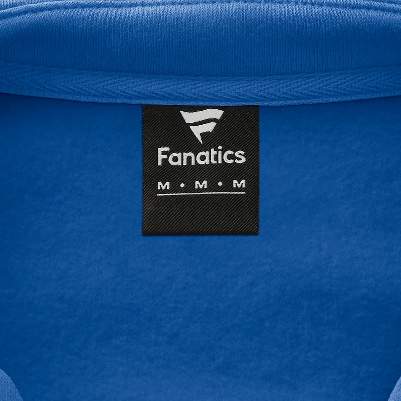 Sweat-shirt à lacets manches longues bleu New York Rangers Fanatics pour femme