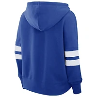 Women's Fanatics Blue New York Rangers Oversized Seize Pullover Hoodie