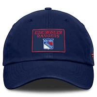 Women's Fanatics Navy New York Rangers Authentic Pro Rink Adjustable Hat