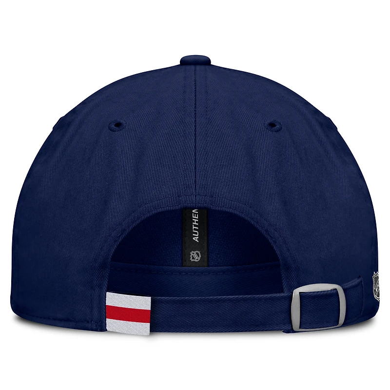Women's Fanatics Navy New York Rangers Authentic Pro Rink Adjustable Hat