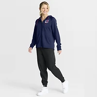 Sweat à capuche zippé entièrement Authentic Pro Rink pour femme Fanatics Navy New York Rangers