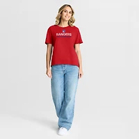 Women's Fanatics Red New York Rangers Authentic Pro Primary T-Shirt