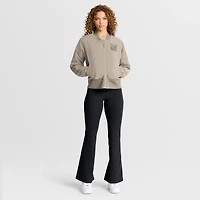 Women's Fanatics Tan New York Rangers Authentic Pro Road Full-Zip Bomber Jacket