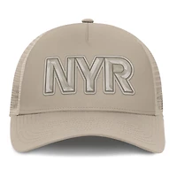 Casquette ajustable Fanatics Tan New York Rangers Authentic Pro Road Trucker pour femme