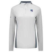 Haut à glissière quart de tour Moxie Insignia Core pour femme des Rangers New York, blanc, Levelwear