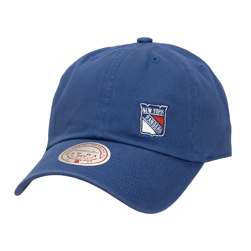 Casquette ajustable Mitchell & Ness Blue New York Rangers pour femme