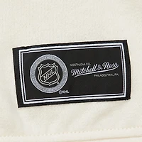 Women's Mitchell & Ness  Cream New York Rangers Logo 3.0 Pullover Sweatshirt