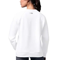 Sweat-shirt blanc MSX par Michael Strahan des Rangers de New York Millie Raglan pour femmes