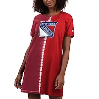 Robe sneaker rouge starter Ace Tie-Dye des Rangers de New York pour femmes