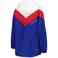 Coupe-vent à demi-glissière Tommy Hilfiger New York Rangers Staci pour femme, bleu/rouge