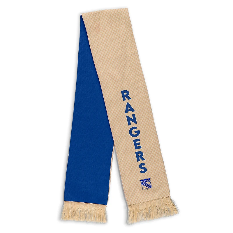 Women's WEAR by Erin Andrews New York Rangers Tonal Microcheck Scarf & Glove Set