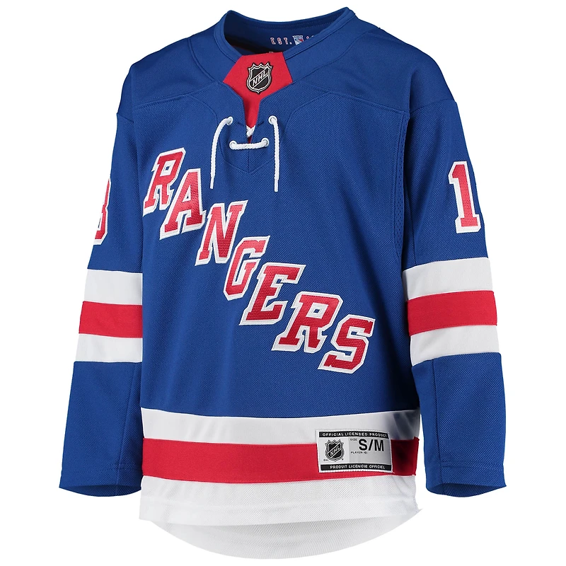 Youth Alexis Lafreniere Blue New York Rangers Home Premier Player Jersey