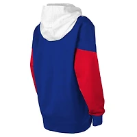 Sweat à capuche en polaire pour jeunes, cendres/bleu, New York Rangers Champion League