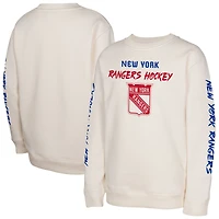 Sweat-shirt à enfiler Star Power des Rangers de New York la crème pour jeunes