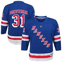 Youth Igor Shesterkin Blue New York Rangers Home Replica Player Jersey