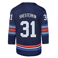 Youth Igor Shesterkin Navy New York Rangers Alternate Premier Player Jersey