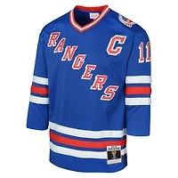 Youth Mark Messier Royal New York Rangers Power Play 2.0 Player Jersey with Captain Patch