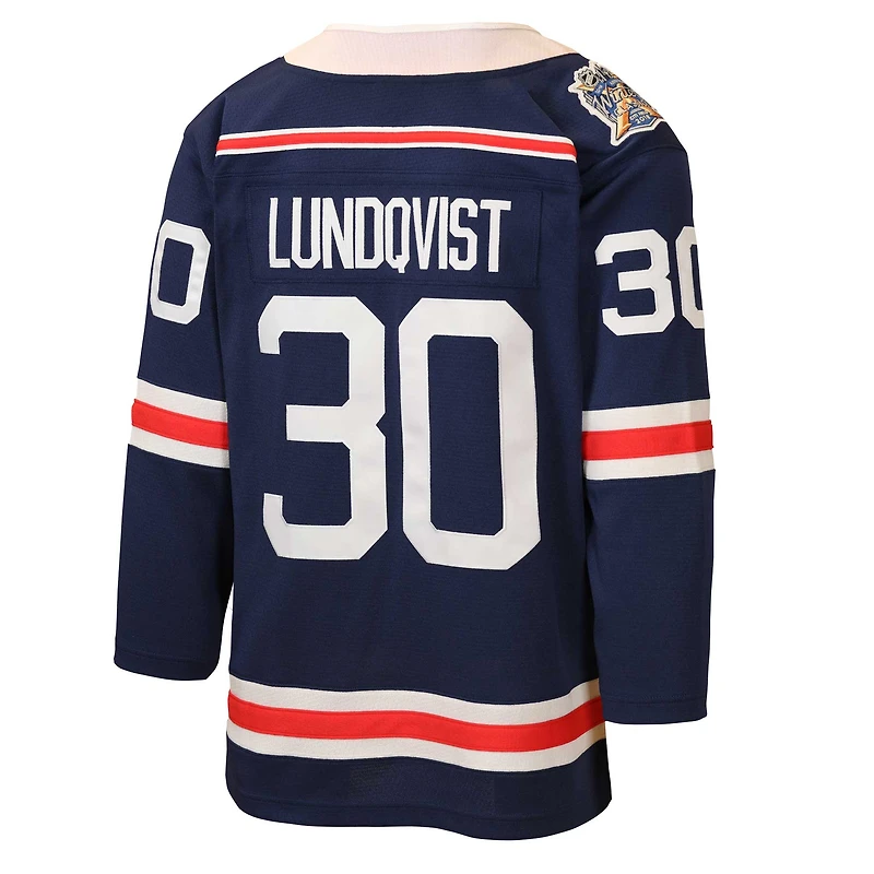 Youth Mitchell & Ness Henrik Lundqvist Navy New York Rangers 2018 Winter Classic Power Play Jersey