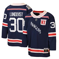 Youth Mitchell & Ness Henrik Lundqvist Navy New York Rangers 2018 Winter Classic Power Play Jersey